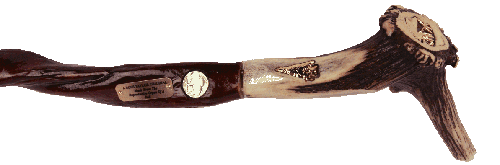 Elk Antler Handle Cane Elk Antler Handle Cane
